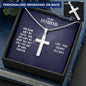 To My Husband - OUR HOME - Personalized Cross Necklace
