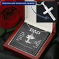 Dad I know you have loved me - Personalized Cross Necklace
