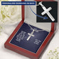 To My Husband - OUR HOME - Personalized Cross Necklace