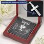 Dad I know you have loved me - Personalized Cross Necklace