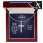 To My Husband - OUR HOME - Personalized Cross Necklace