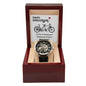 Happy Anniversary, its been an amazing years - Men's OpenWork Watch with Mahogany Box - Show him he IS Special!