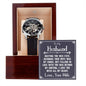 To My Husband - Meeting you was fate - Men's OpenWork Watch with Mahogany Box - Show him he IS Special!