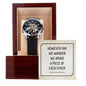 However far we wander - Men's OpenWork Watch with Mahogany Box - Show him he IS Special!