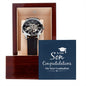 To our Son, Congratulations on your Graduation - Men's OpenWork Watch with Mahogany Box - Show him he IS Special!