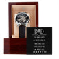 Dad you have loved me - Men's OpenWork Watch with Mahogany Box - Show him he IS Special!
