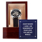 Everywhere I look - Men's OpenWork Watch with Mahogany Box - Show him he IS Special!