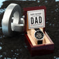 Happy Birthday to my amazing Dad - Men's OpenWork Watch with Mahogany Box - Show him he IS Special!