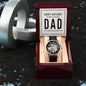 Happy Birthday to my amazing Dad - Men's OpenWork Watch with Mahogany Box - Show him he IS Special!