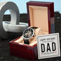 Happy Birthday to my amazing Dad - Men's OpenWork Watch with Mahogany Box - Show him he IS Special!