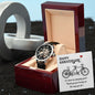 Happy Anniversary, its been an amazing years - Men's OpenWork Watch with Mahogany Box - Show him he IS Special!