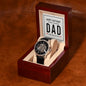 Happy Birthday to my amazing Dad - Men's OpenWork Watch with Mahogany Box - Show him he IS Special!