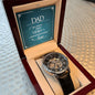 Dad a Son's first Hero - Men's OpenWork Watch with Mahogany Box - Show him he IS Special!