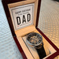 Happy Birthday to my amazing Dad - Men's OpenWork Watch with Mahogany Box - Show him he IS Special!