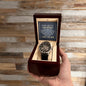 To my Son-When I see you - Men's OpenWork Watch with Mahogany Box - Show him he IS Special!