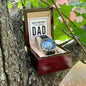 Happy Birthday to my amazing Dad - Men's OpenWork Watch with Mahogany Box - Show him he IS Special!