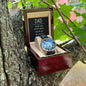 Dad you have loved me - Men's OpenWork Watch with Mahogany Box - Show him he IS Special!