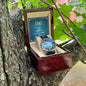 Dad a Son's first Hero - Men's OpenWork Watch with Mahogany Box - Show him he IS Special!
