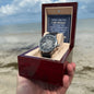 To my Son-When I see you - Men's OpenWork Watch with Mahogany Box - Show him he IS Special!