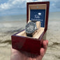 To our Son, Congratulations on your Graduation - Men's OpenWork Watch with Mahogany Box - Show him he IS Special!