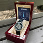 Dad my Hero - Men's OpenWork Watch with Mahogany Box - Show him he IS Special!