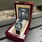 Dad I know you have loved me - Men's OpenWork Watch with Mahogany Box - Show him he IS Special!