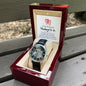 To my wonderful husband to be - Men's OpenWork Watch with Mahogany Box - Show him he IS Special!