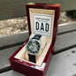 Happy Birthday to my amazing Dad - Men's OpenWork Watch with Mahogany Box - Show him he IS Special!