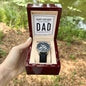 Happy Birthday to my amazing Dad - Men's OpenWork Watch with Mahogany Box - Show him he IS Special!