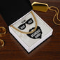 To my badass bearded Hubby / Husband - CELEBRATE that Amazing Man with this Cuban Link Chain - He'll Love it!