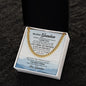 To My Grandson - Always remember how much - CELEBRATE that Amazing Man with this Cuban Link Chain - He'll Love it!