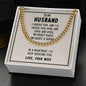 Husband - I choose you - CELEBRATE that Amazing Man with this Cuban Link Chain - He'll Love it!