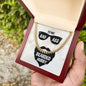 To my badass bearded Hubby / Husband - CELEBRATE that Amazing Man with this Cuban Link Chain - He'll Love it!