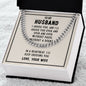 Husband - I choose you - CELEBRATE that Amazing Man with this Cuban Link Chain - He'll Love it!