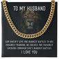 To My Husband - CELEBRATE that Amazing Man with this Cuban Link Chain - He'll Love it!