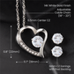 To My Sister from another Mother - Forever Love Necklace & Clear CZ Earrings - the Perfect "Happy Mother's Day" Gift!