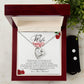 To My Wife, HAPPY MOTHER'S DAY - Forever Love Necklace & Clear CZ Earrings - the Perfect "I Love you" Gift!