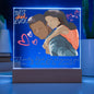 LED Lighted Acrylic Square, the PERFECT Father's Day Gift - BEST DAD EVER - From your Daughter, I Love You!