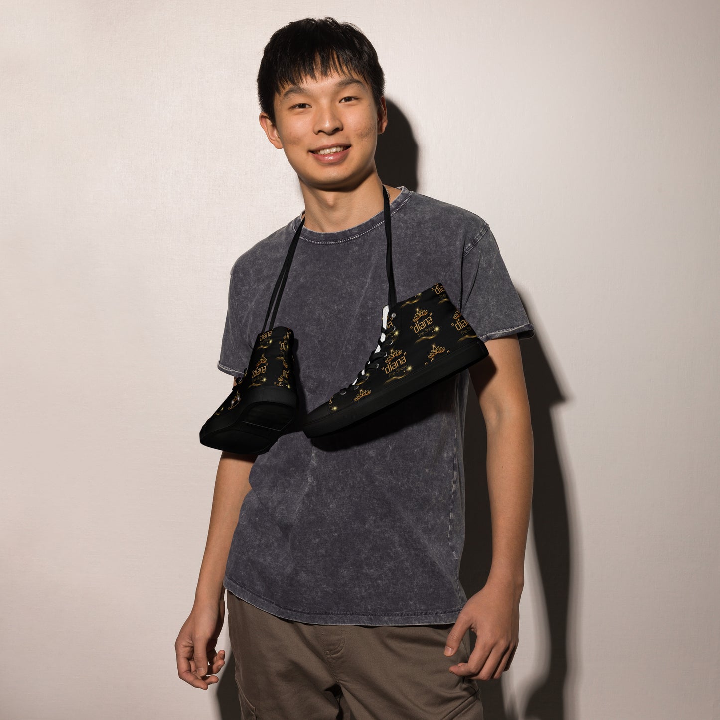 "diana - The Show" Men’s high top canvas shoes