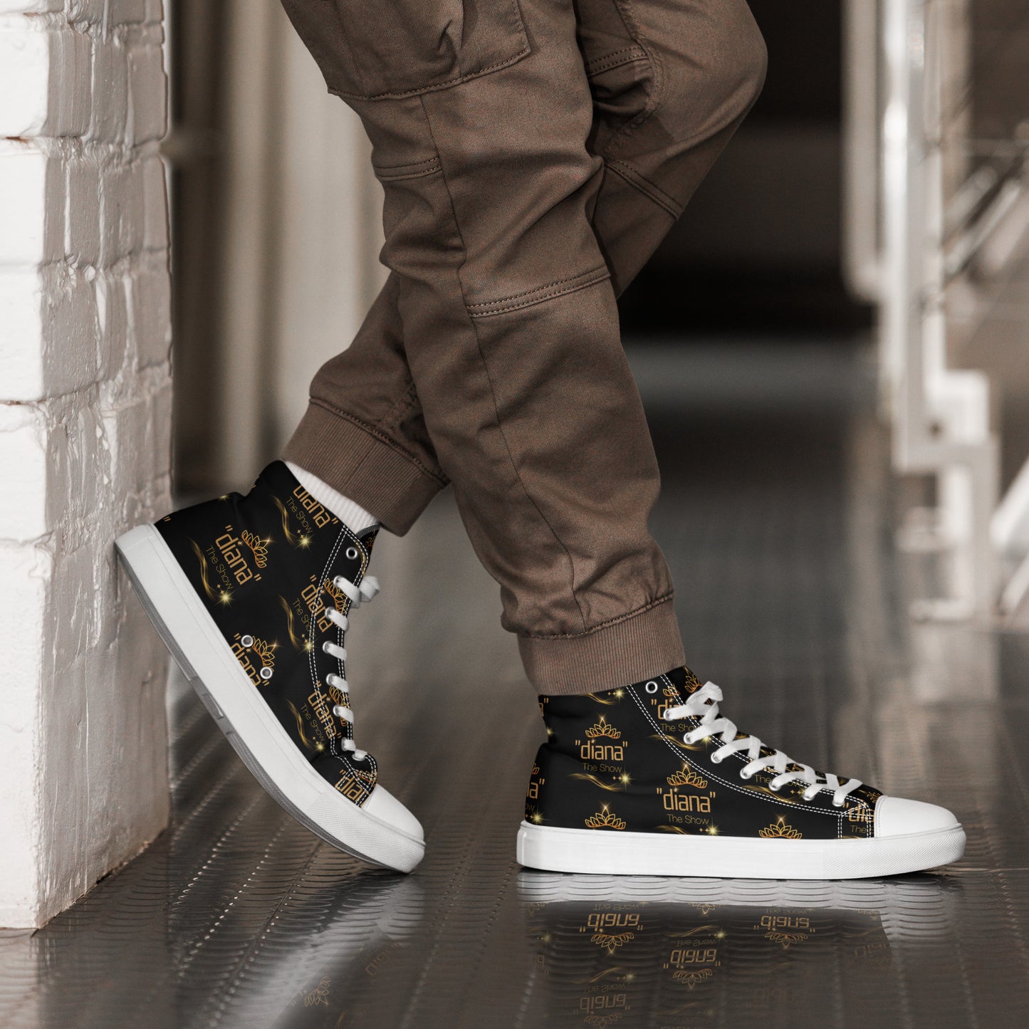 "diana - The Show" Men’s high top canvas shoes