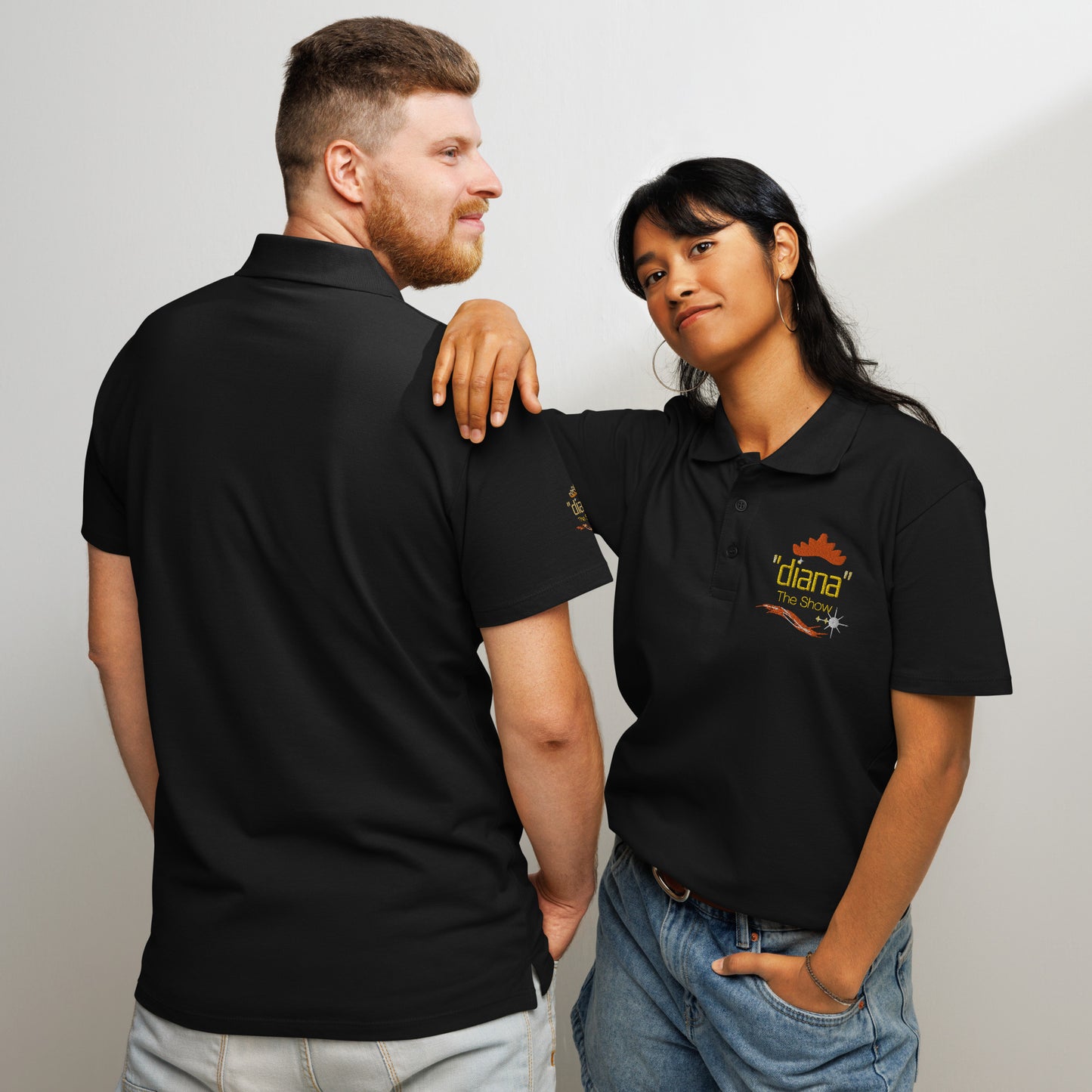 "diana - The Show" Logo Premium pique polo shirt (Unisex)