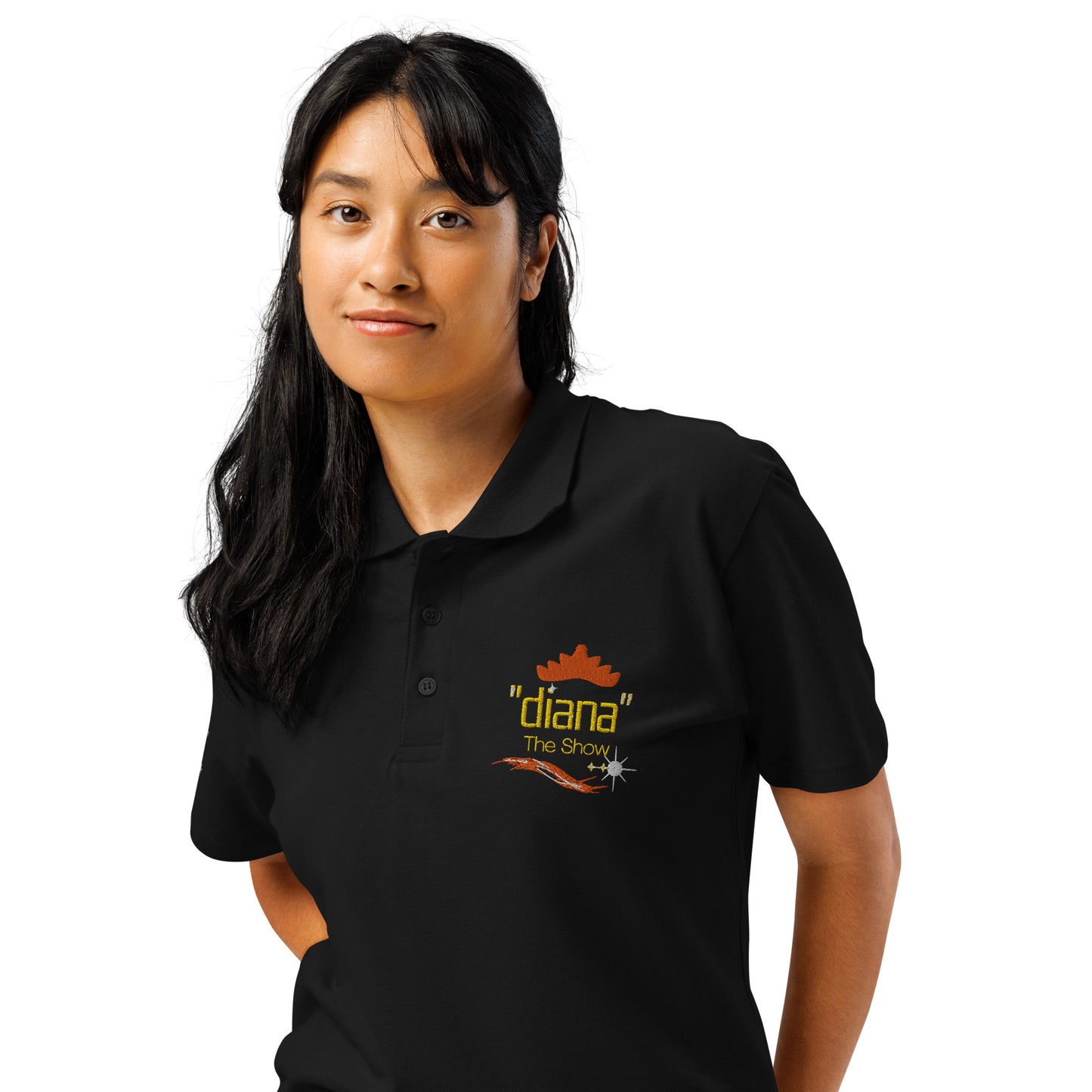 "diana - The Show" Logo Premium pique polo shirt (Unisex)