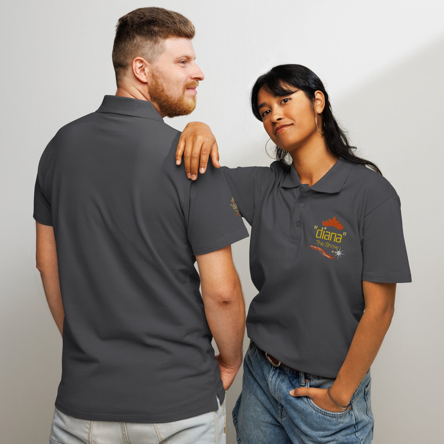 "diana - The Show" Logo Premium pique polo shirt (Unisex)