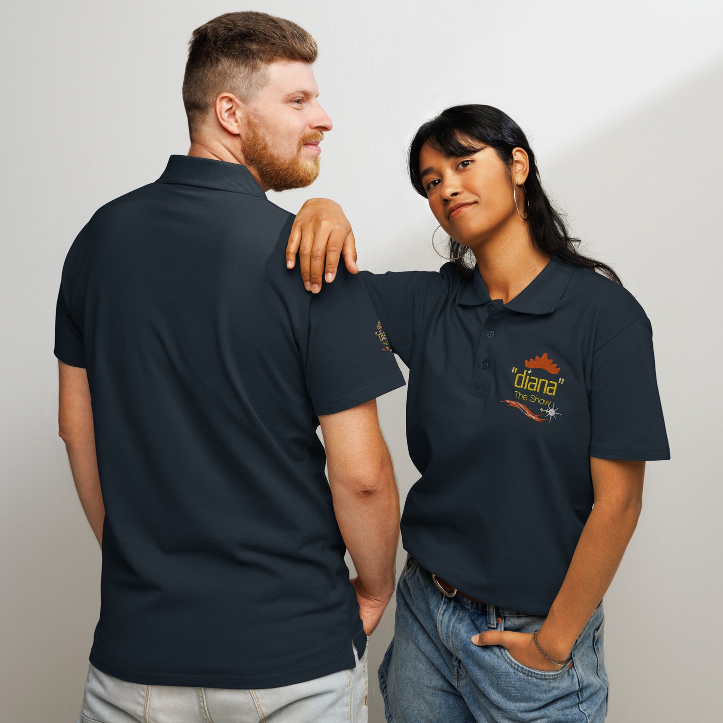 "diana - The Show" Logo Premium pique polo shirt (Unisex)