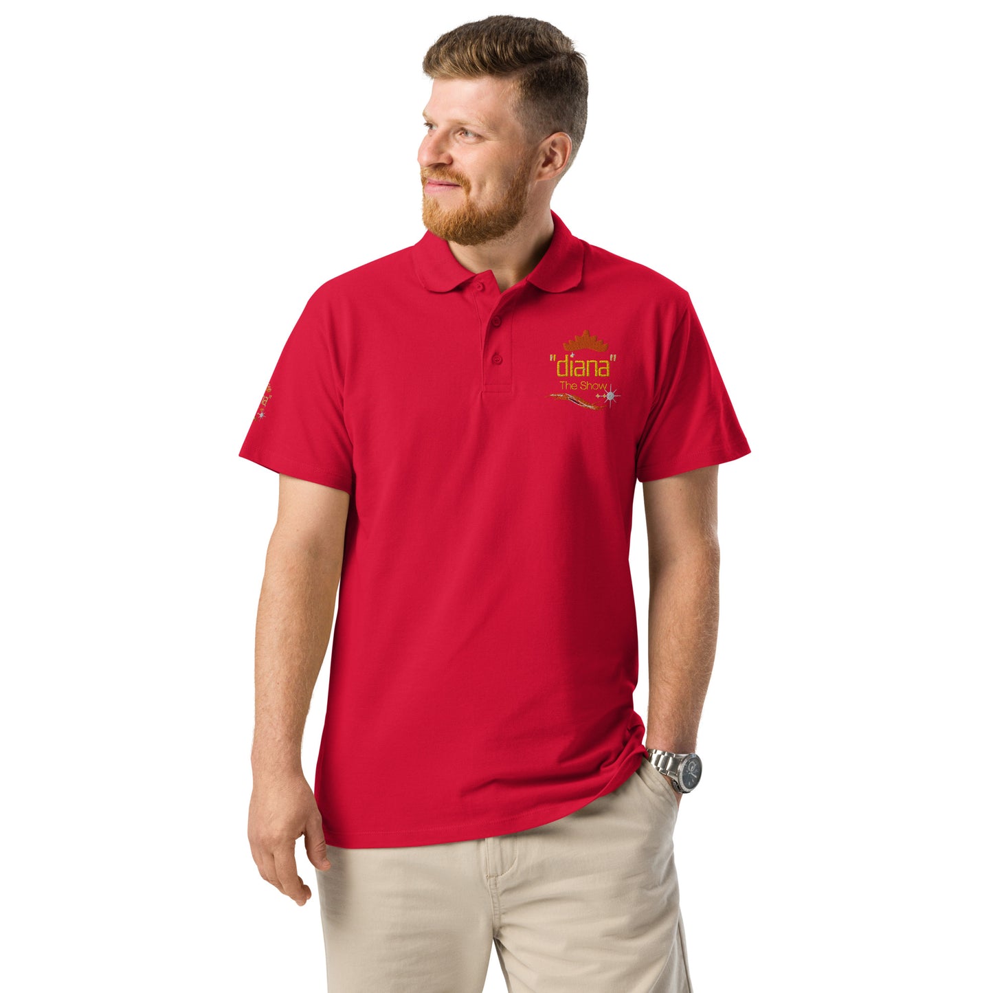 "diana - The Show" Logo Premium pique polo shirt (Unisex)