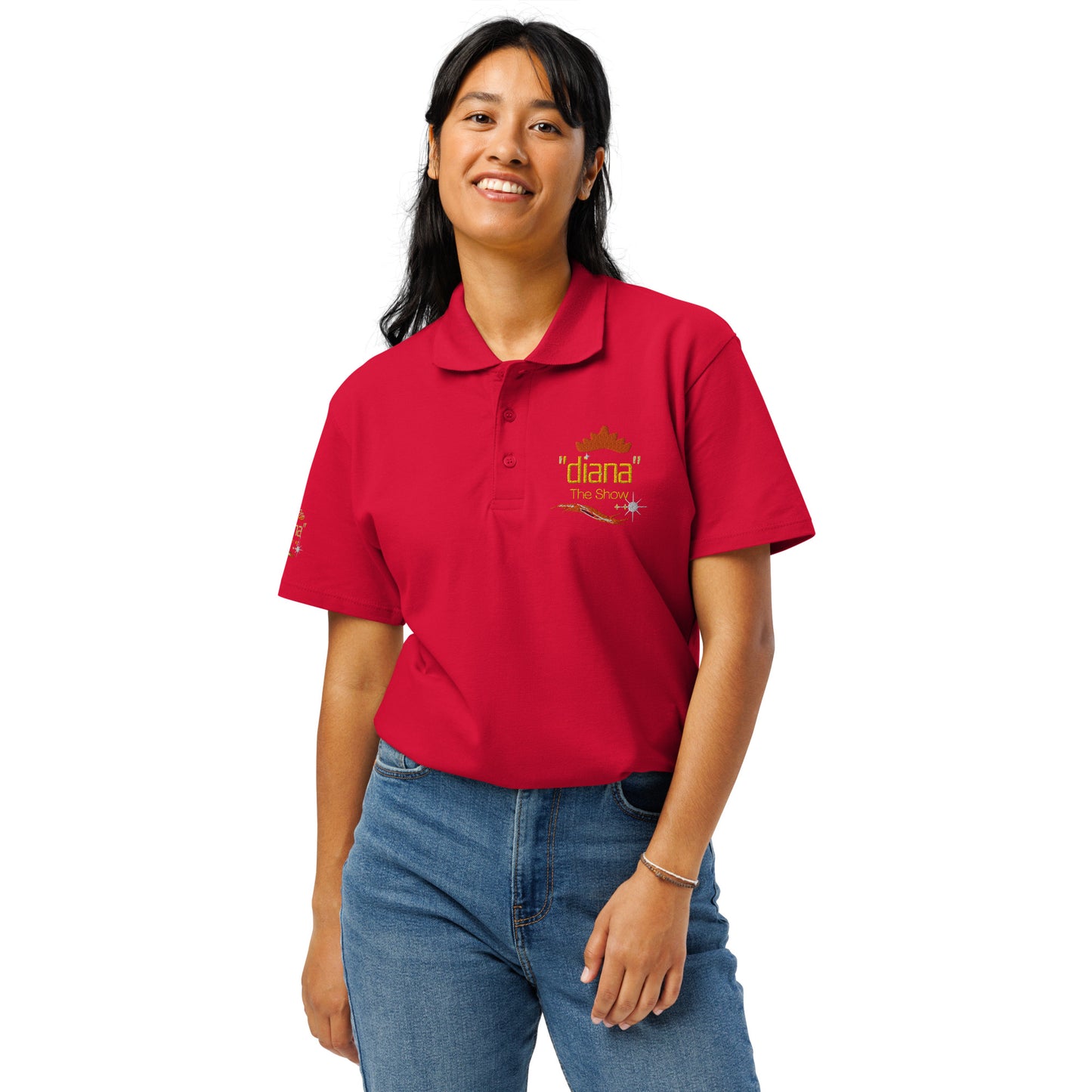 "diana - The Show" Logo Premium pique polo shirt (Unisex)