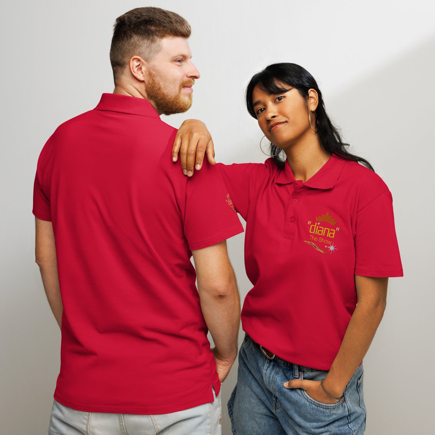 "diana - The Show" Logo Premium pique polo shirt (Unisex)