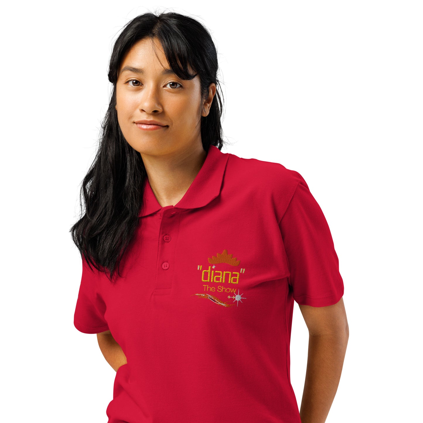 "diana - The Show" Logo Premium pique polo shirt (Unisex)
