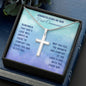 First Communion Personalized Cross Necklace - Remember God’s Love.  Perfect Gift for him or her!