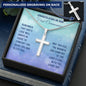 First Communion Personalized Cross Necklace - Remember God’s Love.  Perfect Gift for him or her!